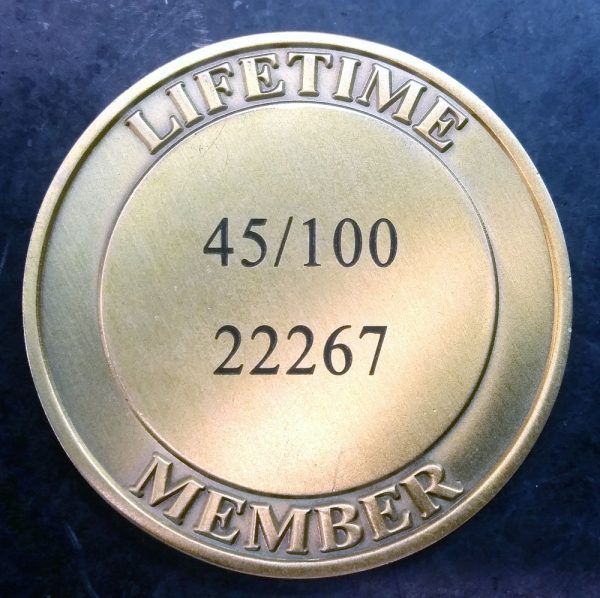 <b>Lifetime Member Challenge Coin</b> - Image 2