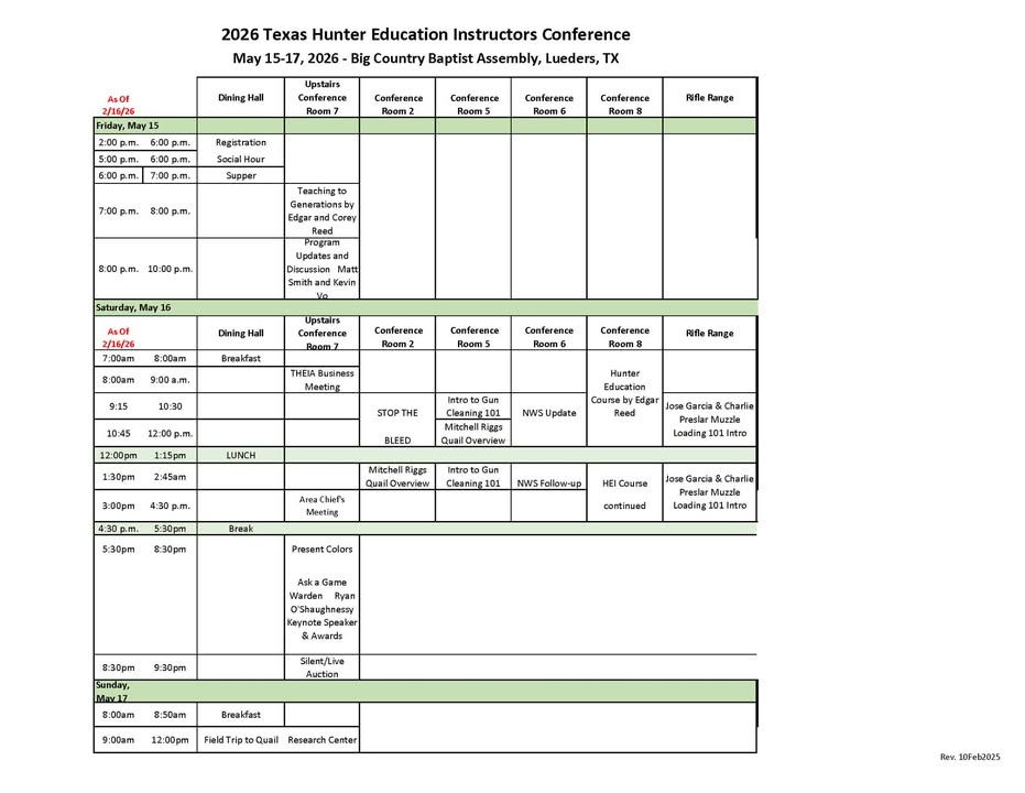 Texas Hunter Education Instructors Association