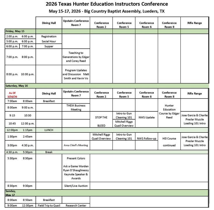 Texas Hunter Education Instructors Association